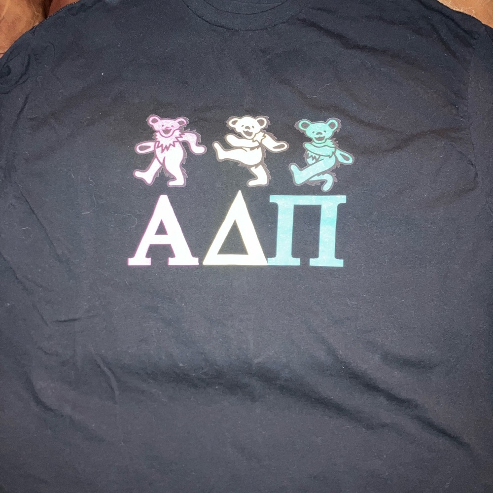 Black Grateful Dead Shirt with Dancing Bears Design